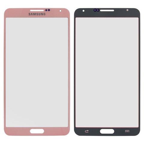 Скло корпуса для Samsung N900 Note 3, N9000 Note 3, N9005 Note 3, N9006 Note 3, рожеве