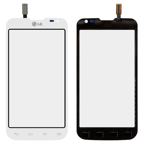 Сенсорний екран для LG D410 Optimus L90 Dual SIM, білий, 129*64мм 