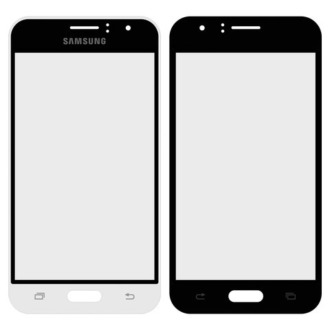 Скло корпуса для Samsung J120H Galaxy J1 2016 , біле