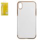Чехол Baseus для iPhone XR, золотистый, прозрачный, пластик, #WIAPIPH61-DW0V