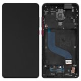 Дисплей для Xiaomi Mi 9T, Mi 9T Pro, Redmi K20, Redmi K20 Pro, чорний, з рамкою, Original (PRC), M1903F10G, M1903F11G, M1903F10I, M1903F11I
