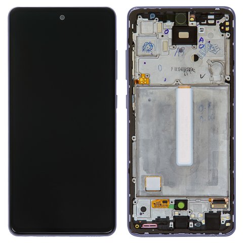 Дисплей для Samsung A525 Galaxy A52, A526 Galaxy A52 5G, фіолетовий, з рамкою, Original PRC 