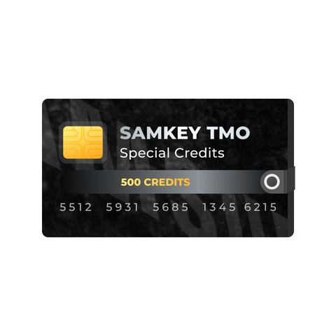 Спеціальні кредити Samkey TMO 500 кредитів 