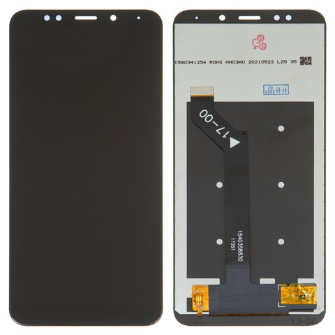 Дисплей для Xiaomi Redmi 5 Plus, чорний, без рамки, Сopy, In Cell
