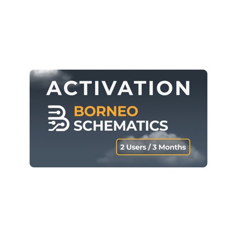 Активація Borneo Schematics 2 користувачі 3 місяці 
