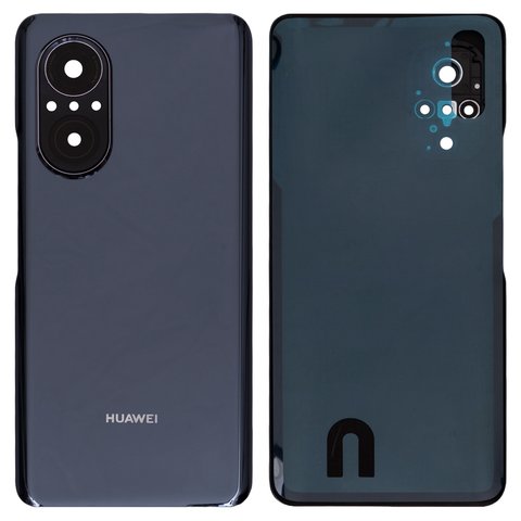 Задняя панель корпуса для Huawei Nova 9 SE, черная, со стеклом камеры