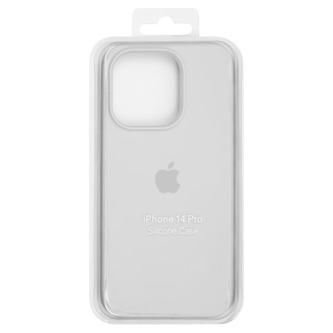 Чехол для Apple iPhone 14 Pro, белый, Original Soft Case, силикон, white 09  full side