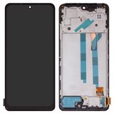 Дисплей для Xiaomi Redmi Note 11 Pro, Redmi Note 11 Pro 5G, чорний, з рамкою, High Copy, (OLED)