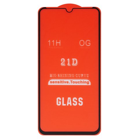 Защитное стекло для Huawei Honor 7C Pro 5,99", Y7 2018 , совместимо с чехлом, Full Glue, без упаковки , черный, cлой клея нанесен по всей поверхности