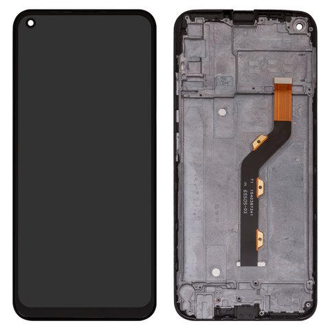 Дисплей для Tecno Spark 5 KE5, KD7S ; Infinix Hot 9 X655 , черный, с рамкой, High Copy