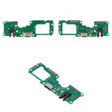 Шлейф для Oppo A96 5G, коннектора наушников, коннектора зарядки, с микрофоном, с компонентами, Сopy, плата зарядки