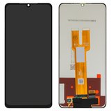 Дисплей для Samsung A066 Galaxy A06 5G, чорний, без рамки, Оригінал (переклеєне скло)