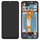 Дисплей для Samsung A032 Galaxy A03 Core, черный, с рамкой, (Box)