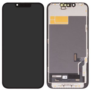 Дисплей Wextom для iPhone 13, черный, с рамкой, High Copy, без ошибки, OLED  soft, diagnosable