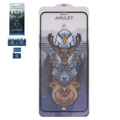 Защитное стекло iNobi Amulet для Apple iPhone 11 Pro Max, iPhone XS Max, Full Glue, Anti Static, черный