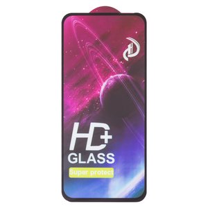 Защитное стекло для Infinix Hot 50 5G X6720 , Hot 50i X6531 , Smart 9 X6532 , совместимо с чехлом, Full Glue, без упаковки , черный