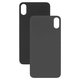 Housing Back Cover compatible with iPhone X, (black, no need to remove the camera glass, big hole)