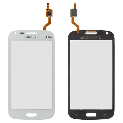 Touchscreen compatible with Samsung I8260 Galaxy Core, I8262 Galaxy Core, white 