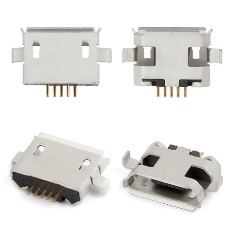 Conector de carga puede usarse con celulares, 5 pin, tipo 1, micro USB tipo B