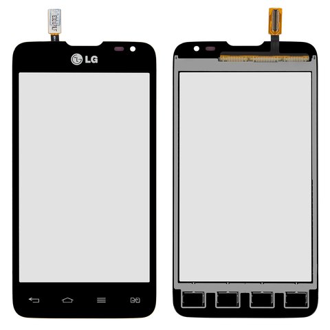 Сенсорный экран для LG D285 Optimus L65 Dual SIM, черный, 124.5*63 mm 