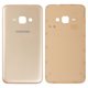 Battery Back Cover compatible with Samsung J120H Galaxy J1 (2016), (golden)