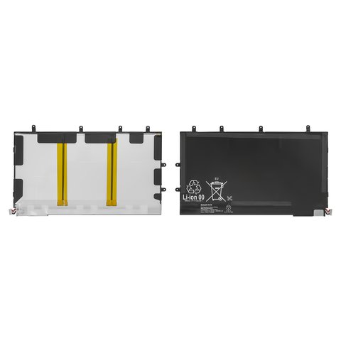 Battery LIS3096ERPC compatible with Sony Xperia Tablet Z, Li Polymer, 3.7 V, 6000 mAh 