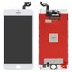 LCD compatible with Apple iPhone 6S Plus, (white, with frame, AAA, NCC ESR ColorX)