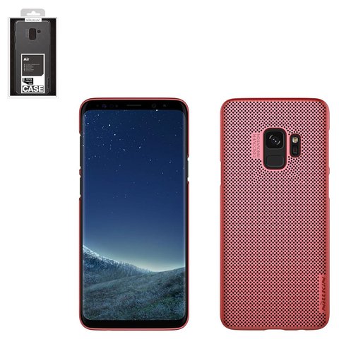 Funda Nillkin Air Case puede usarse con Samsung G960 Galaxy S9, rojo, perforado, plástico, #6902048154162
