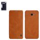 Funda Nillkin Qin leather case puede usarse con Samsung J415 Galaxy J4+, marrón, libro, plástico, cuero PU, #6902048166752