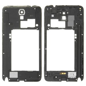 Housing Middle Part compatible with Samsung N7502 Note 3 Neo Duos, black 