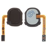 Flat Cable compatible with Samsung A202F/DS Galaxy A20e, (for fingerprint recognition (Touch ID), black)