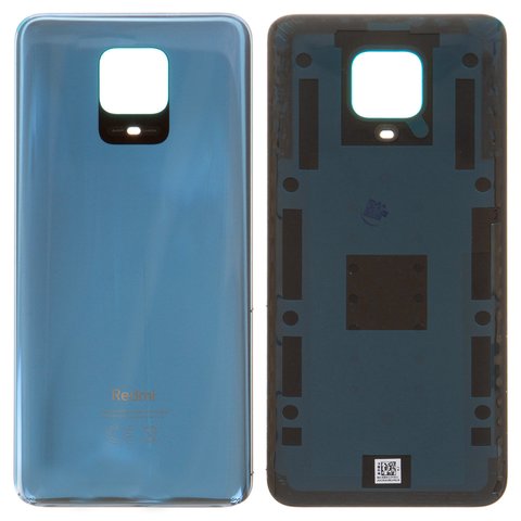 Housing Back Cover compatible with Xiaomi Redmi Note 9 Pro, gray, 64 MP, M2003J6B2G 
