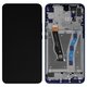 LCD compatible with Huawei P Smart Z, (dark blue, with frame, Original (PRC), sapphire blue)