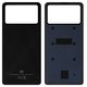 Housing Back Cover compatible with Xiaomi Poco X4 Pro 5G, (black, laser black)