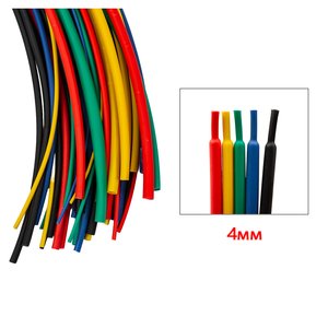 Heat Shrink Tube, 1 m, 4.0 mm, dark blue 