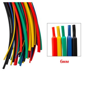 Heat Shrink Tube, 1 m, 6.0 mm, dark blue 