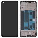 Pantalla LCD puede usarse con Realme 8, 8 Pro, negro, con marco, Original (PRC), RMX3085, RMX3081