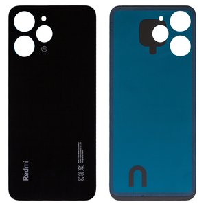 Panel trasero de carcasa puede usarse con Xiaomi Redmi 12, negra