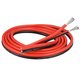 Wire In Silicone Insulation 2x12AWG, (3,5 мм², 1 m, red, black, UL3135)