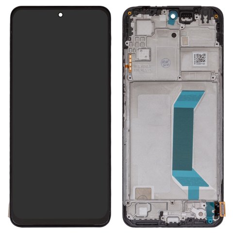 Pantalla LCD puede usarse con Xiaomi Poco X5 5G, Redmi Note 12 5G, negro, con marco, High Copy, OLED , 22111317PG, 22111317PI, 22111317I, 22111317G