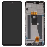 Pantalla LCD puede usarse con ZTE Blade V50 Vita, negro, con marco, Original (PRC), LMBH067110680