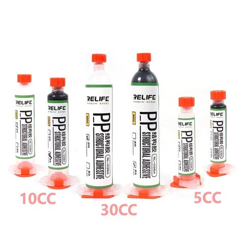 Glue RELIFE RL 035A, polyurethane, transparent, for gluing back covers, for display frames, 5 ml 