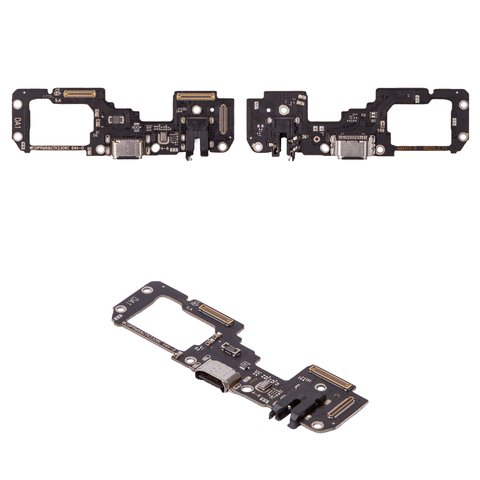 Flat Cable compatible with Realme 9 Pro plus, headphone connector, charge connector, with microphone, Copy, charging board 