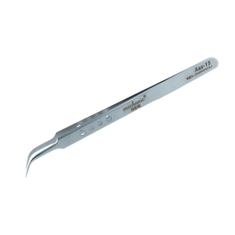 Pinzas para smd Mechanic Aas 15, encorvado, 155 mm