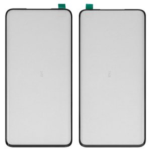 Housing Glass G+OCA PRO compatible with OnePlus 7 Pro, 7T Pro, with OCA film, black 