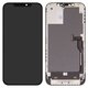 Pantalla LCD Wextom puede usarse con iPhone 12 Pro Max, negro, con marco, HC, sin error, (OLED) soft, diagnosable