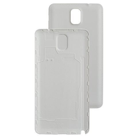 Battery Back Cover compatible with Samsung N900 Note 3, N9000 Note 3, N9005 Note 3, N9006 Note 3, white 
