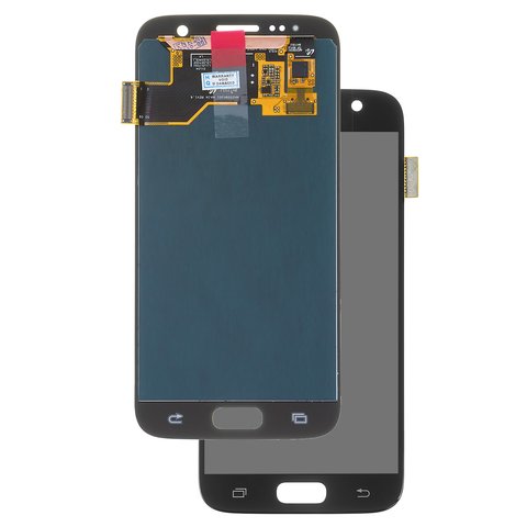 LCD compatible with Samsung G930 Galaxy S7, black, without frame, original change glass 