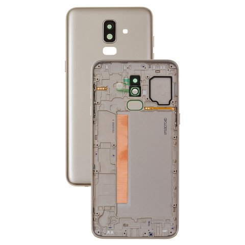 Housing Back Cover compatible with Samsung J810 Galaxy J8 2018 , golden 