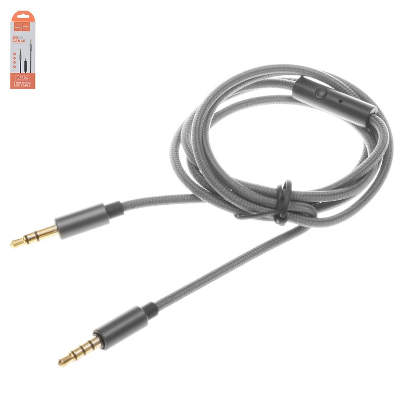 AUX Cable Hoco UPA04, (TRS 3.5 mm, TRRS 